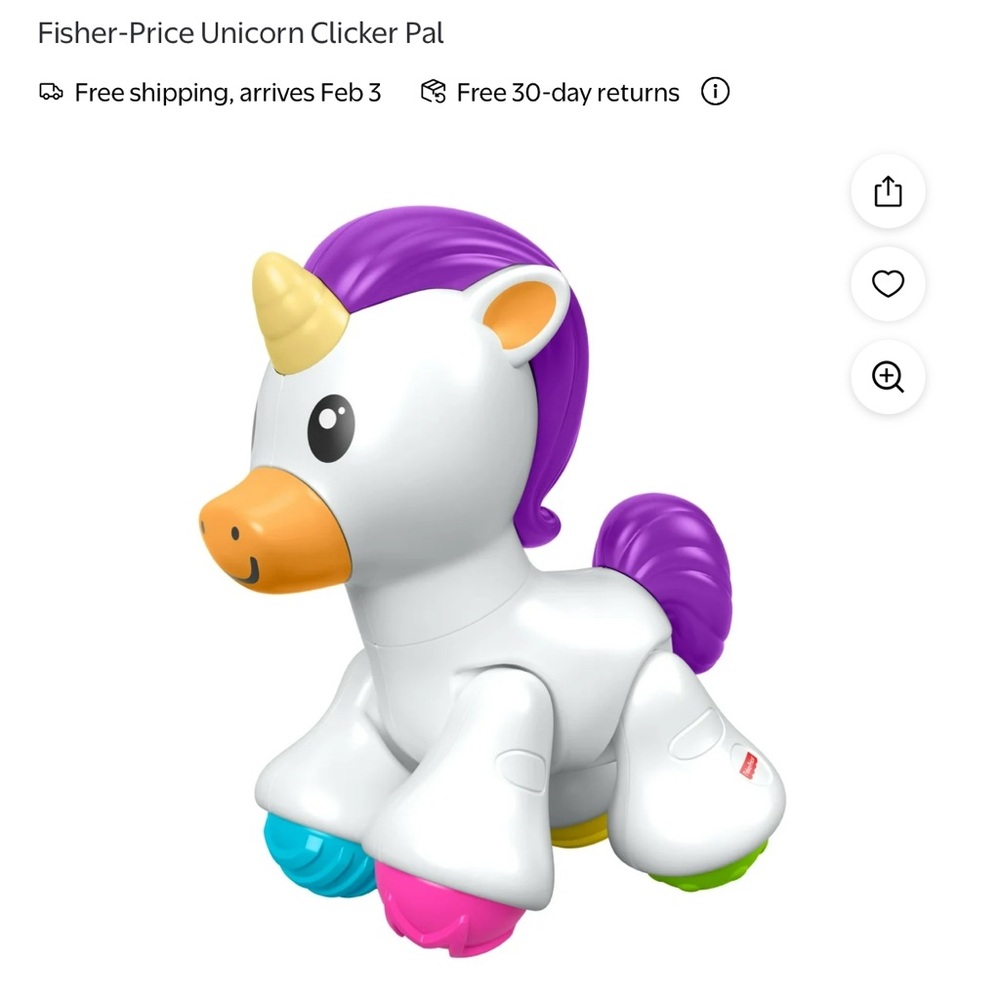 Fisher-Price Unicorn Clicker Pal
